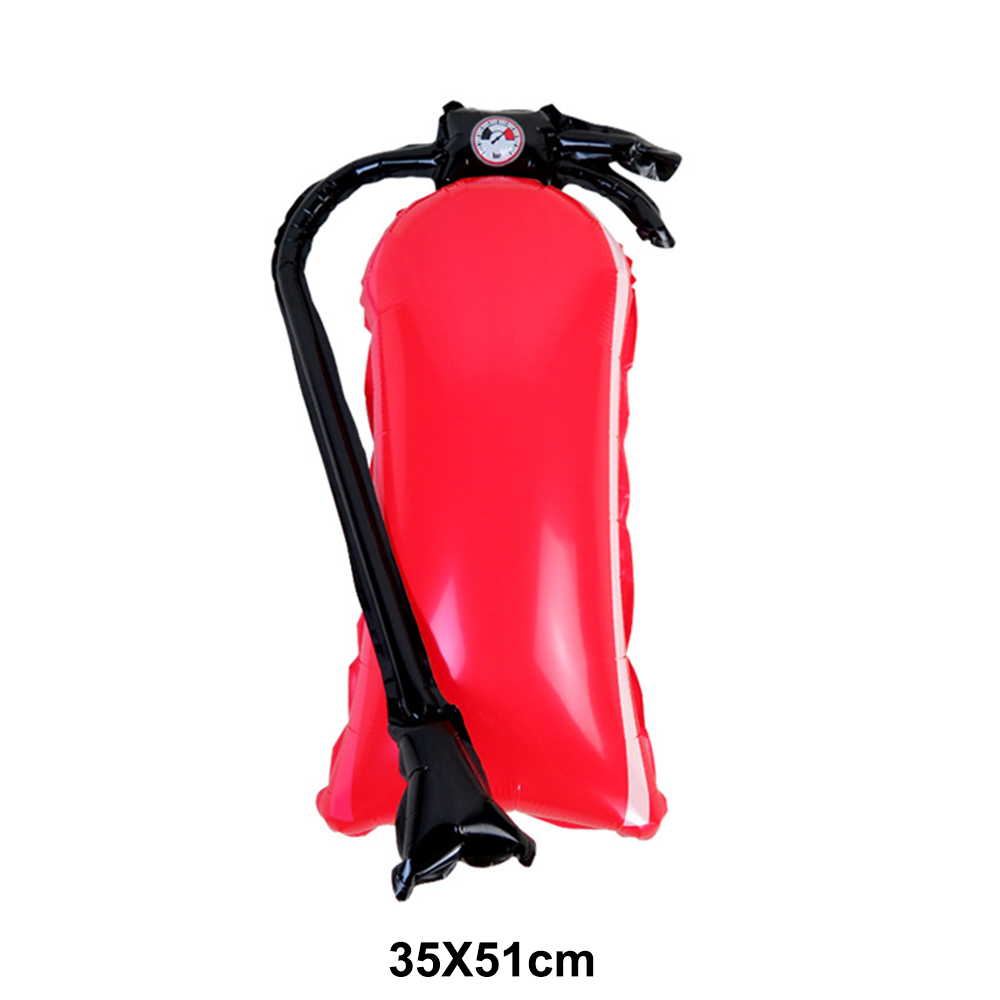 Firefighter Theme Balloon Flame Balloons Inflatable Axe Fire Hydrant Fire Extinguisher Balloon Fireman Birthday Party Decoration