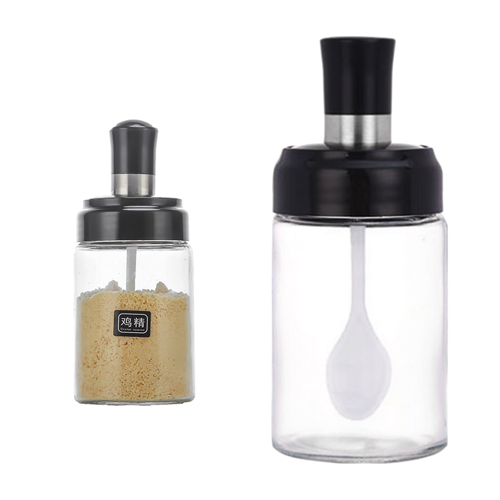 Reusable Seasoning Spice Jar Storage Container Rack Kitchen Tools Salt Spice Tools Home Restaurant Use