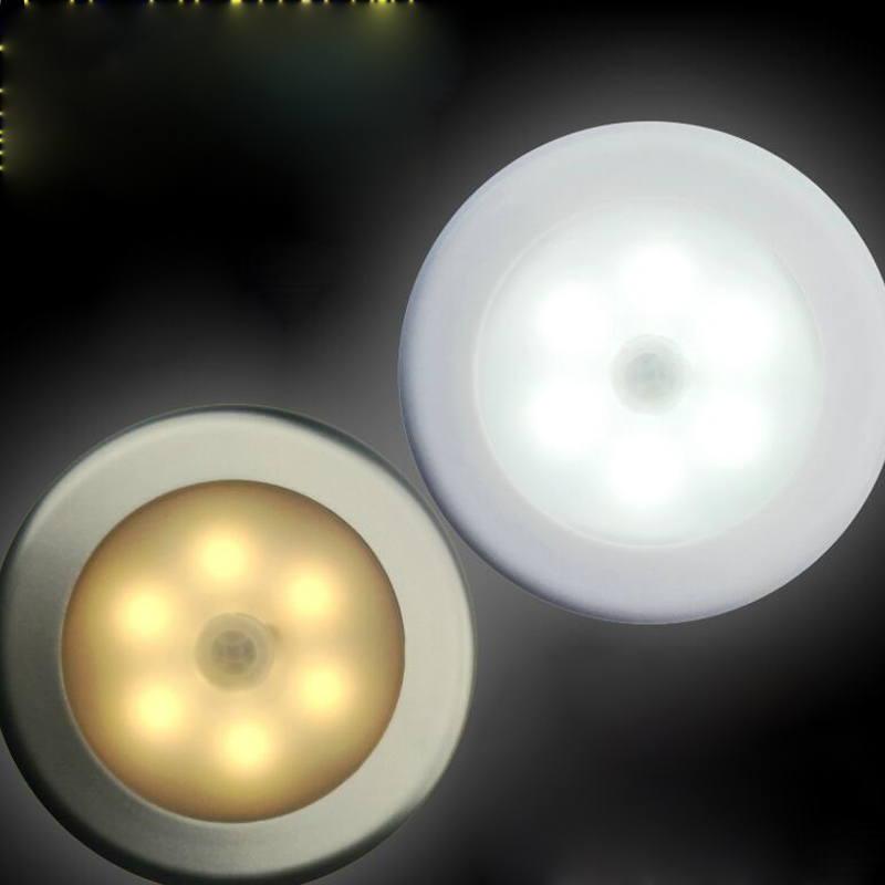 2 Kleuren Led Sensor Nachtlampje Dual Inductie Pir Infrarood Motion Sensor Lamp Magnetische Infrarood Wandlamp Kabinet Trappen Licht