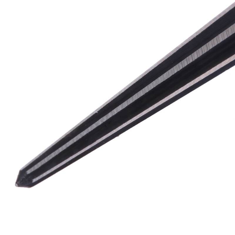 Escariador cónico de 5mm - 16mm para trabajo en madera, Pasador cónico con orificio para pasador de puente, manual, Mango en T, cónico, 6 chaflán acanalado