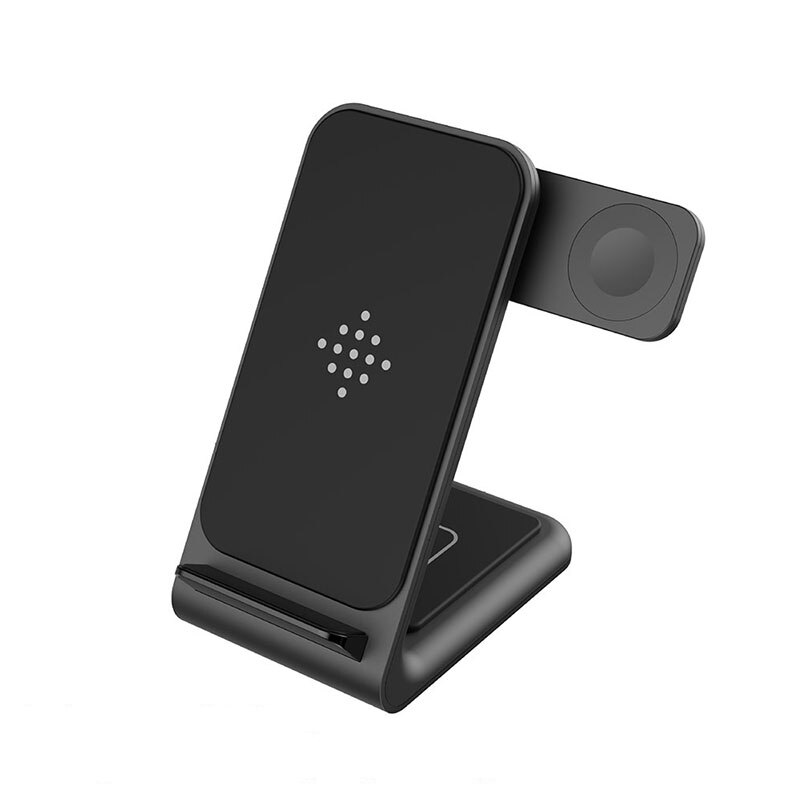 15W Draadloze Oplader 3 In 1 Snel Opladen Voor Iphone 12 11 Pro Xs Samsung S10 Draadloze Oplader Dock station Voor Airpods Iwatch 6