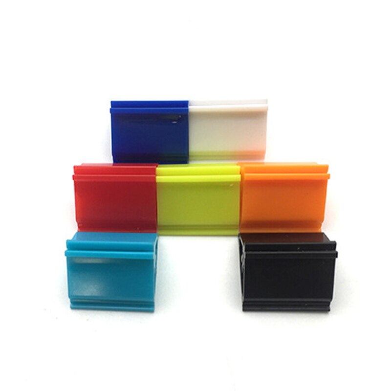 50pcs 10 Colors Plastic Card Base Stand for Paper Card Board Games Children Cards Stand Game Accessories