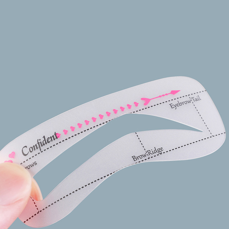 10 -teiliges augenbrauen-stempel- und schablonenset, augenbrauenschablonen, augenbrauenformer-set, make-up-werkzeug für frauen