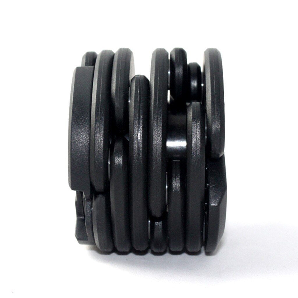 Foldable Bike Lock With 3 Keys Hamburg-Lock Alloy Anti-Theft Strong Security Bicycle Folding Lock Mount Bracket Bike Chain Lock