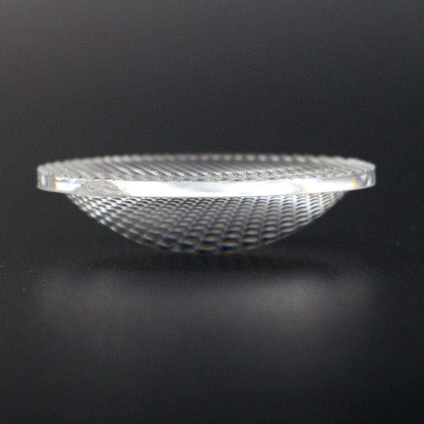 Lente convexa de plástico Plano para linterna, lente reflectora led de 38mm de diámetro o superficie lisa para linterna