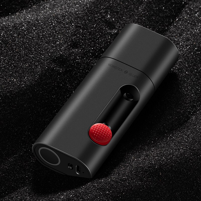 Wowstick kabelloser elektrischer schmelzklebestift, 2000 mah, typ-c, wiederaufladbar, diy-bastelkleber mit / 20 klebestiften