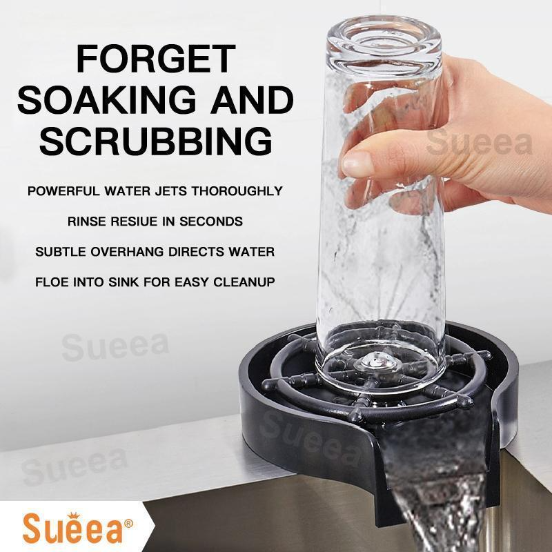 Sueea®Flasche Rinser Wasserhahn Glas Rinser Für Küche Waschbecken Bar Glas Rinser Kaffee Krug Automatische Tasse Unterlegscheibe Waschen Tasse Werkzeug