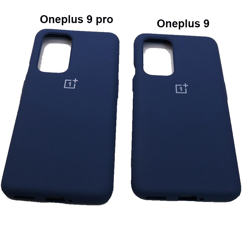 Original OnePlus 9 9pro Case Liquid Silicon Back Cover One Plus 9 9 pro Soft Case Shockproof Full Protectiver Case