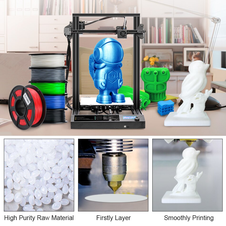 SUNLU 3D Filament PLA + 1.75mm For 3D Printer Plastic PLA PLUS 3D Printing Material Good Toughness