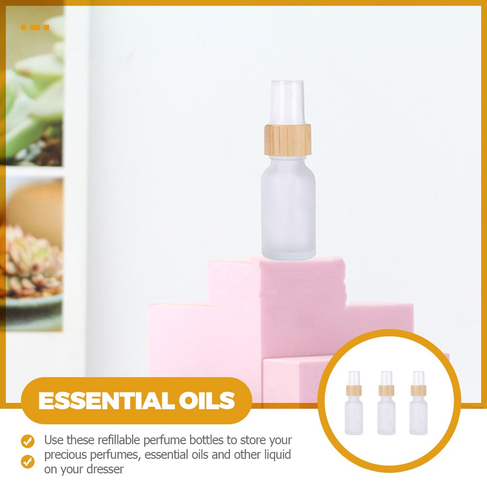 5pcs Perfume Atomizers Refillable Travel Spray Bottles Perfume Bottles 15ml