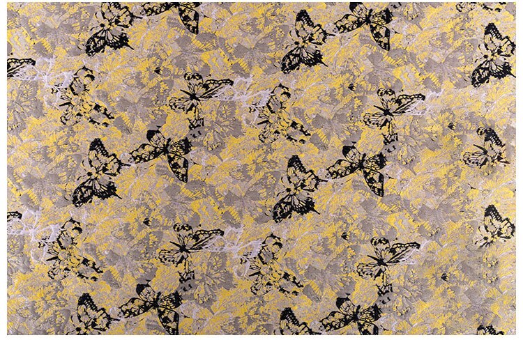 Let luksustøj stof jacquard satin stoffer symaterialer til kimono eller hjemmetekstil sengetøj og satinkjoler: 3 / 50 x 145cm