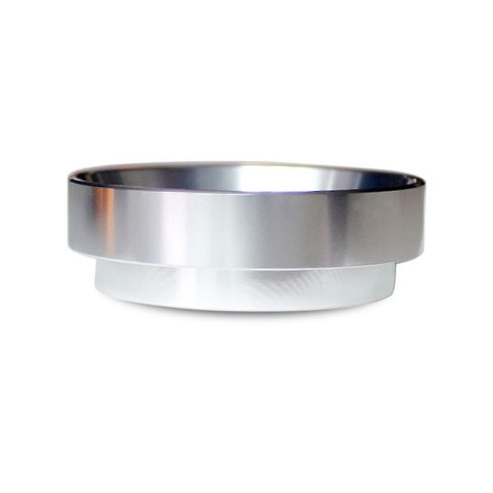 51/58mm kaffedoseringsringe i rustfrit stål bryggeskål kaffepulver espresso barista tragt portafilter kaffefilter tamper: 58mm sølv