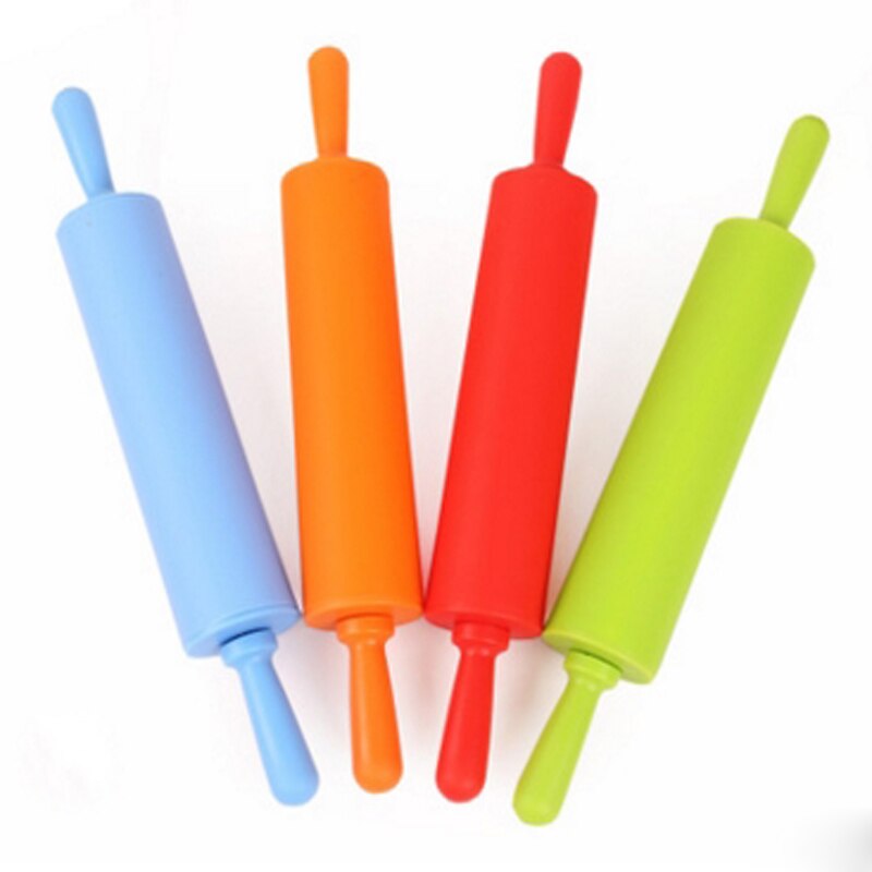 Antiaderente Silicone commestibile mattarello fondente mattarello fai da te utensili da cucina gnocchi rullo torta strumenti Bakeware 30x4.2cm