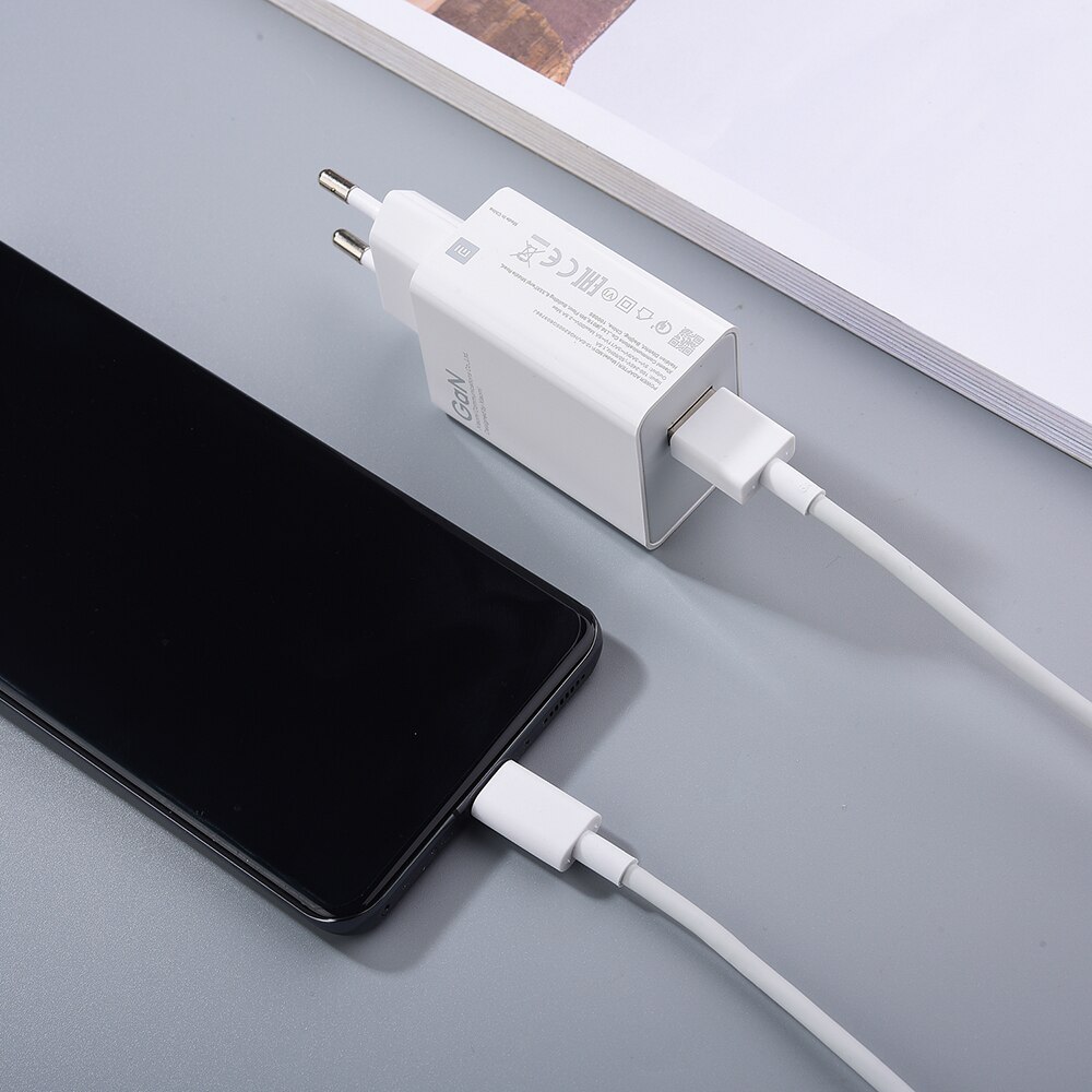 55w -gang-schnellladegerät, eu-schnellladeadapter, 6a usb-typ-c-kabel für xiaomi  mi 11, 10 , 10t lite, poco  x3 nfc, redmi note 10s