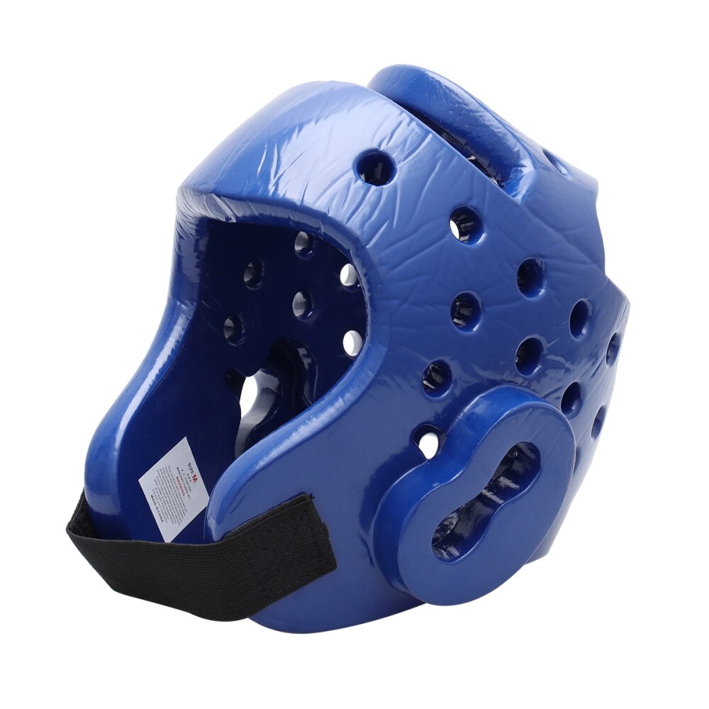 Kids Sparring Headgear EVA Taekwondo Helmet Shock Absorbant Kickboxing Player Air Vented Head Shield - Size XS (Red): Blue 2
