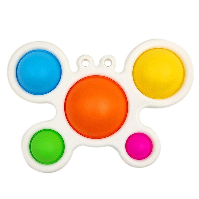 Semplice fossetta Fidget Toy modello granchio giocattoli sensoriali giocattoli antistress giocattoli a mano giocattolo da dentizione per bambini per età 6 mesi +: Default Title