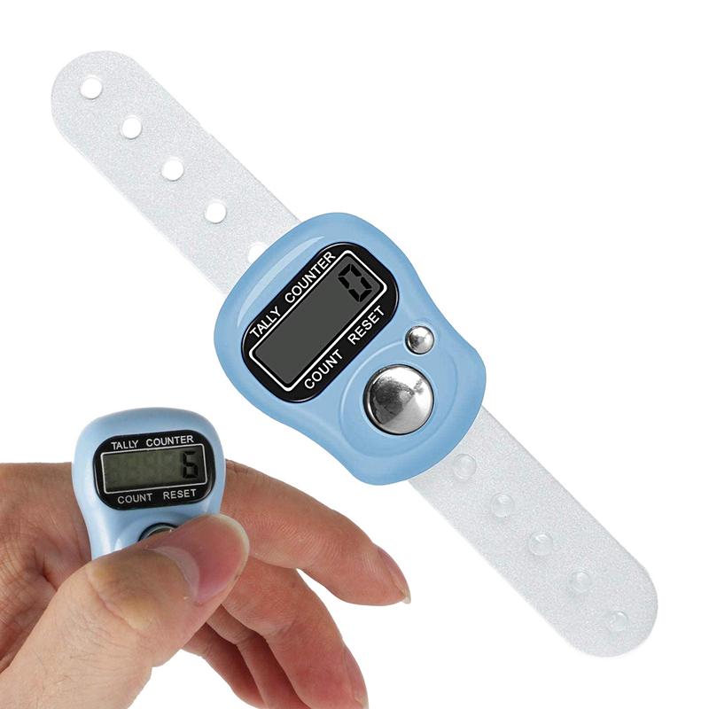 Finger Counter LED Electronic Handheld Tally Counter Clicker Counter Ring Resettable Mini Point Marker Counter For Crochet