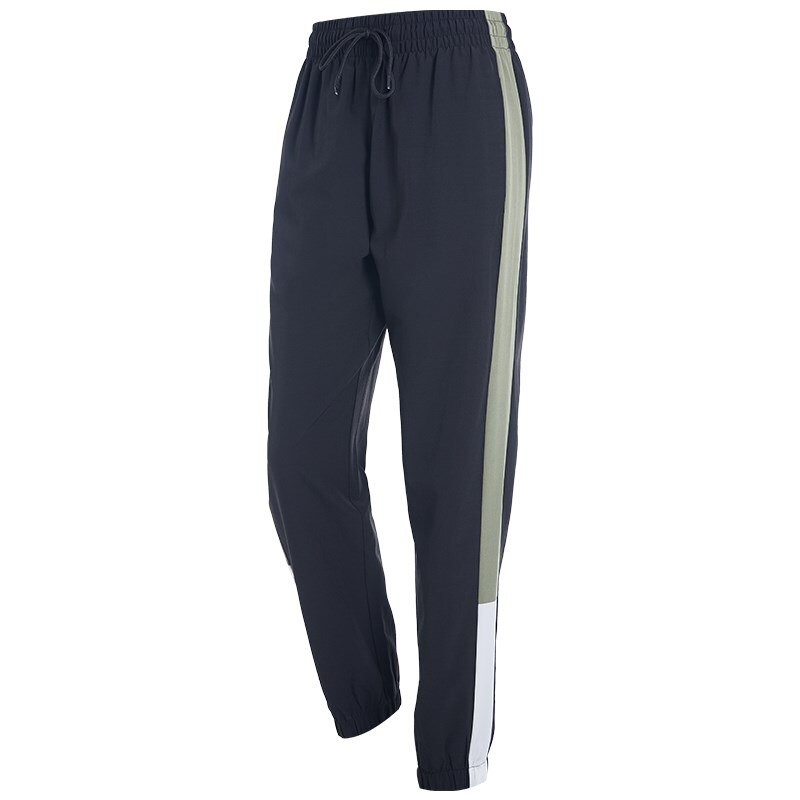 Mulheres solto esporte correndo listra sweatpants mulher calças retas treino jogging roupas esportivas de treinamento de fitness: FBF21316 / M