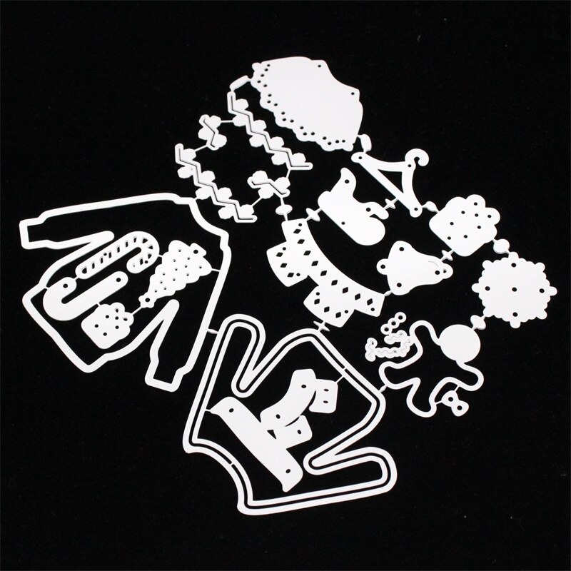 KSCRAFT Leuke Lelijke Trui Metalen Stansmessen Stencils voor DIY Scrapbooking Decoratieve Embossing DIY Papieren Kaart: Sweater