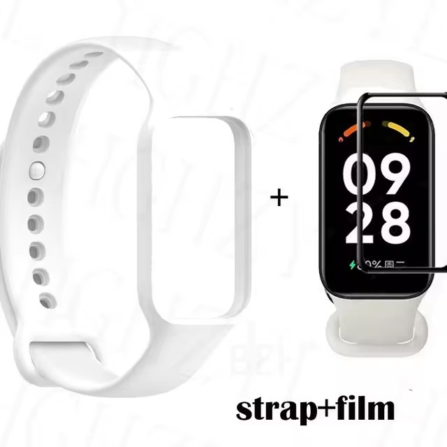 Offizielles Armbinde für Amazfit Band 7, Sport-Handgelenk-Ersatzarmband, weich, für Amazfit Band 7, Sport-Armbinde-Zubehör: Blau Rosa
