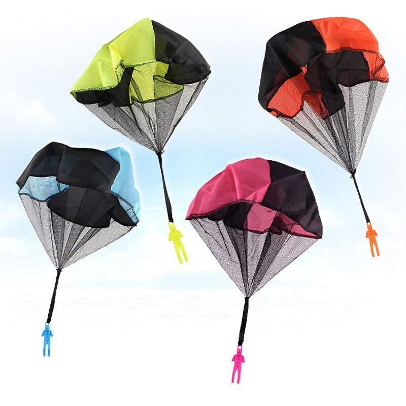 Hand Gooien Kids Mini Spelen Parachute Speelgoed Soldaat Outdoor Speelgoed Fun Sport Play Game voor kinderen Educatief Speelgoed Parachute