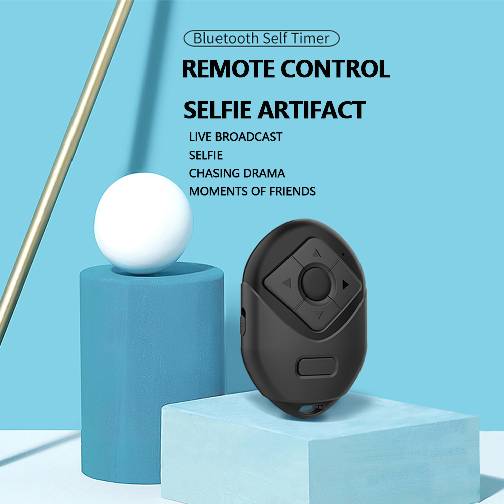Mini Bluetooth-Compatibel Selfie Ontspanknop Afstandsbediening Voor Selfie Schieten Camera Stick Remote Shutter