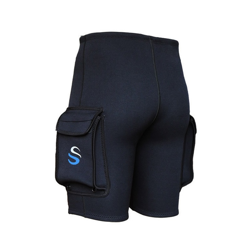 SLINX noir 3mm néoprène combinaison Tech Shorts plongée en apnée équipement de plongée sous-marine surf malles pantalons de poche submersibles