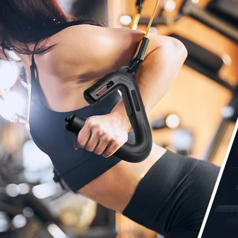 1 Pair Pull-up Handle Multi Functional Fitness Grip Deadlift Lat Pulldown Rowing Handles Weights Workout Equipments Home Gym