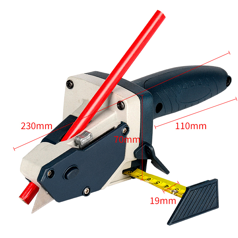 Gesso Placa Cortador Escriba Pladur Edger Drywall Corte Automático Cortador Ferramenta Casa Carpintaria Ferramentas Manuais 5PCS Lâminas