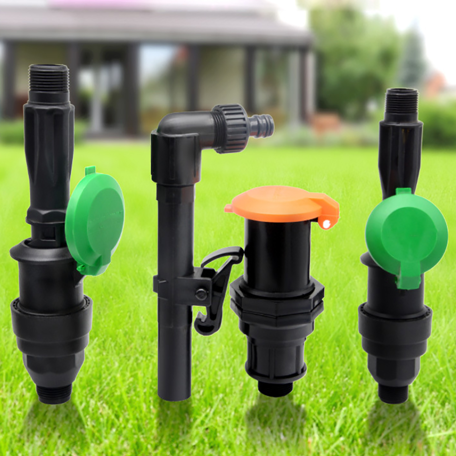 3/4 "1" Buitendraad Snelle Waterinlaatklep Snelkoppelklep Tuin Gazon Irrigatie Auto Wassen Plastic Brandkraan Apparatuur