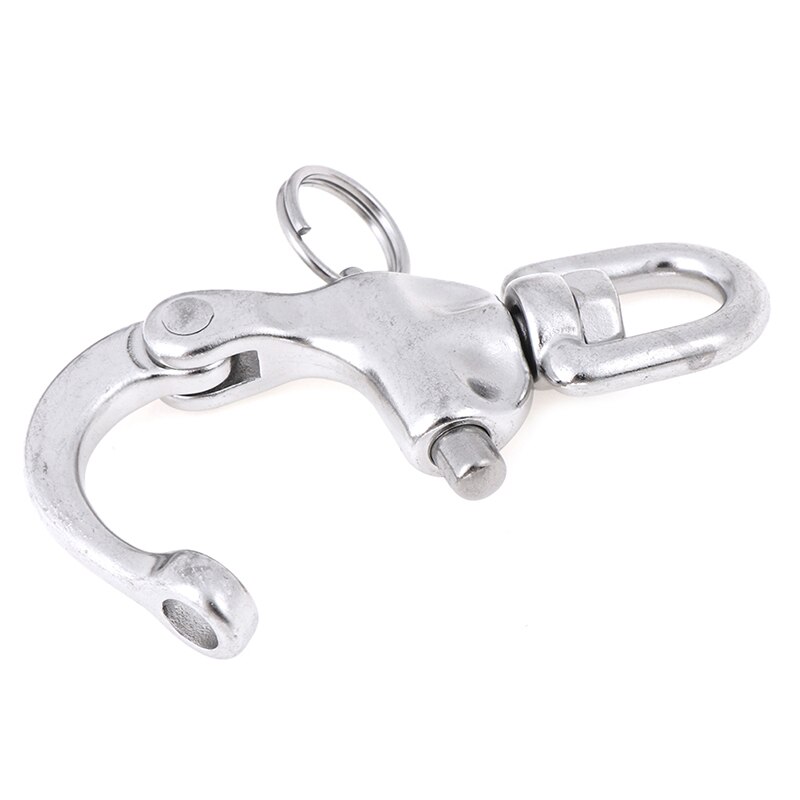 70mm Stainless Steel Quick Release Boat Chain Shackle Swivel Snap Hook