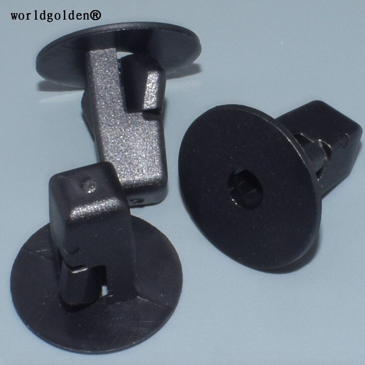 worldgolden 10pcs auto fasteners Screw Grommet #14 Screw Size Snaps Into 8mm Hole for toyota 90189-06013