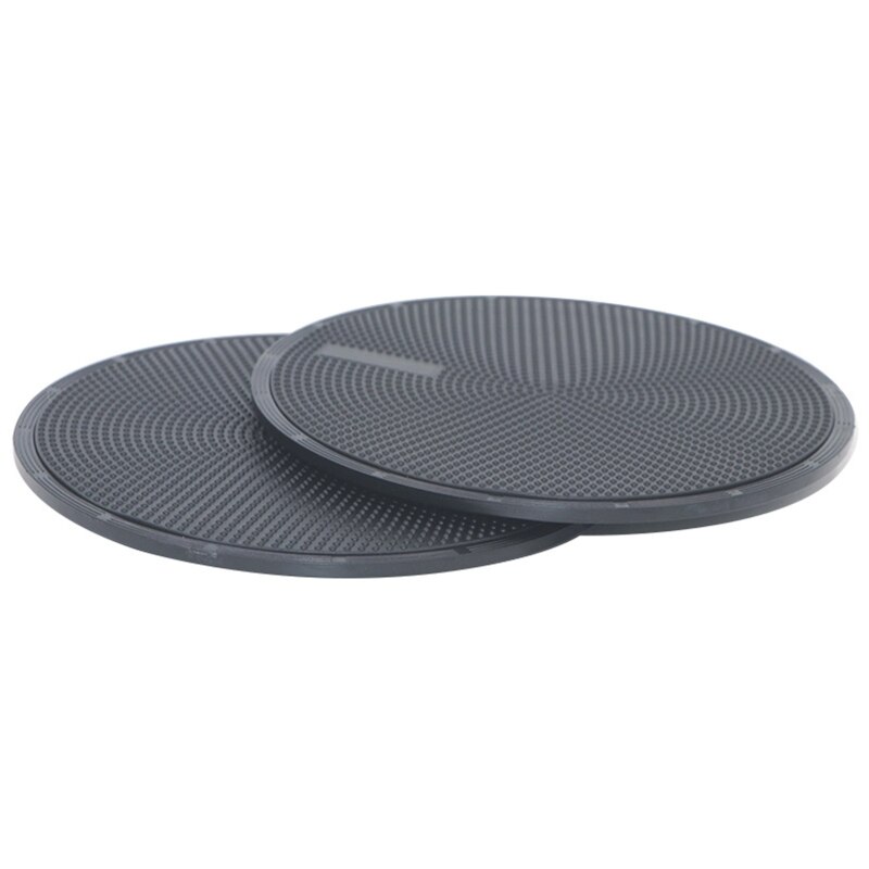 Fitness Sliding Discs Double Side Exercise Gym Round Full Body Sport Core Pads Q1FF: Black