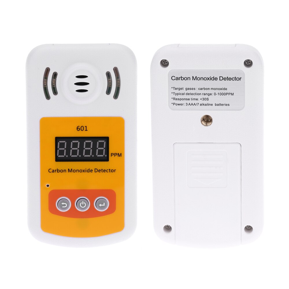 Draagbare Mini Koolmonoxide Detector CO Gas Meter met Geluid en Licht Alarm