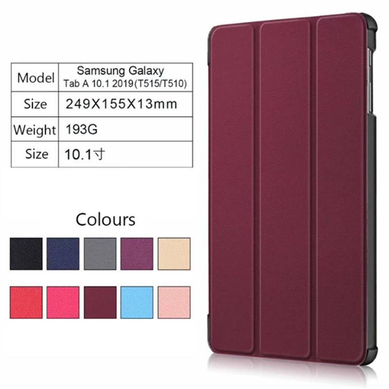 Case for Samsung Galaxy Tab A SM-T510 SM-T515 T510 T515 Tablet case cover stand for Tab 10,1 tablet