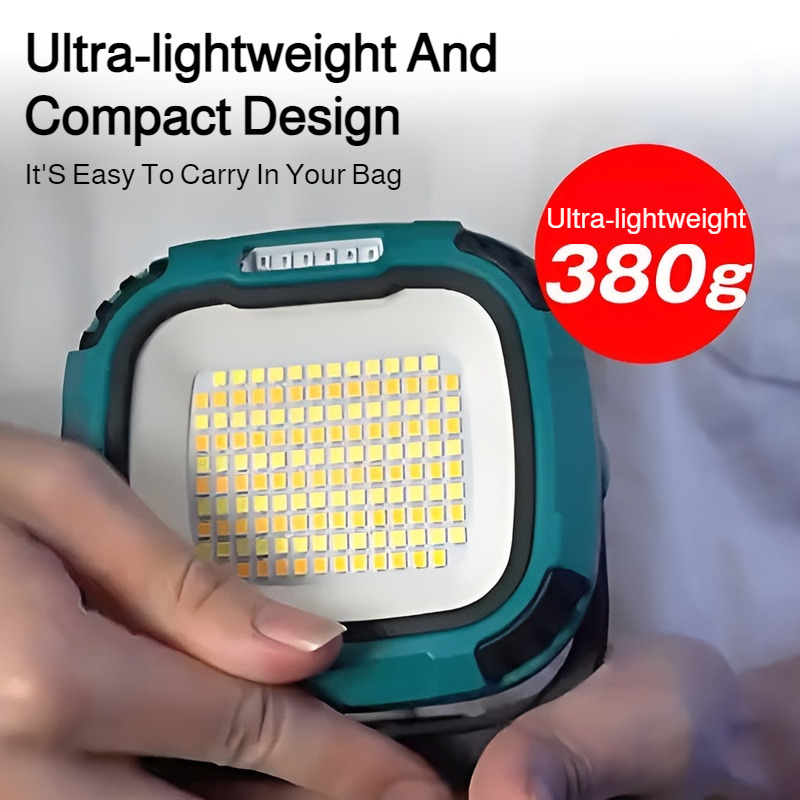 Udendørs camping trykbestandig lysscene multispeed roterende arbejdslampe mobil havelampe