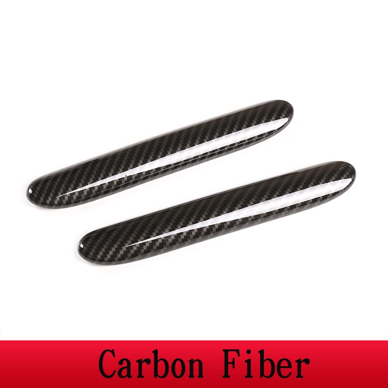 auto accessories For Land Rover Defender 110 130 ABS Oak Grain Car Rear Handle Decoration Strip Cover stickers car goods: carbon fiber