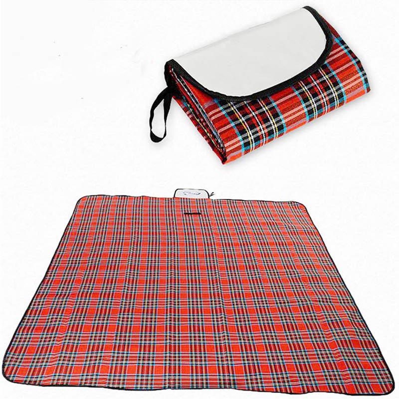 picknick decke,Camping Picknick matt tragbare Strand decke wasserdichte feuchtigkeit beständige karierte Decke Strand matt wandern reise faltbare Schlaf matt