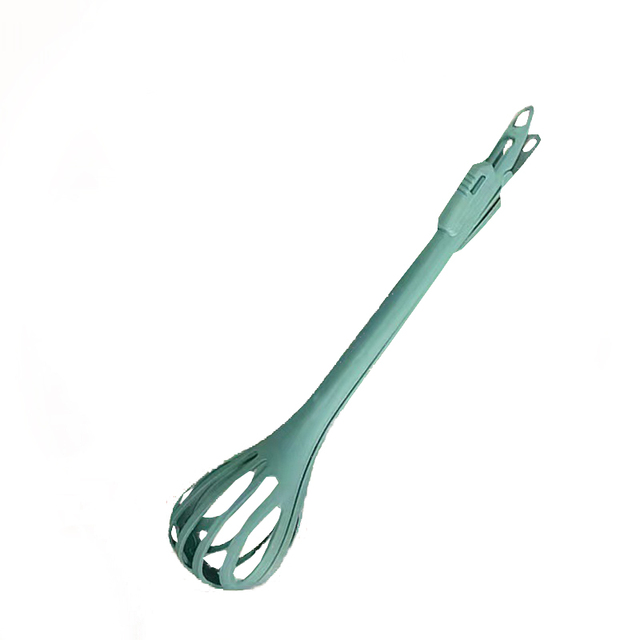 Multifunctionele Eierklopper Garde Melkpasta Tang Voedselclips Mixer Handmatige Roerder Keukencrème Bakgereedschap Keukenaccessoires: GRIJS