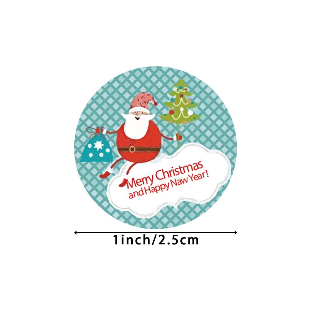 1 zoll große aufkleber mit weihnachtsmotiven, weihnachtsbaum, elch, süßigkeitentüzehn-verschlussaufkleber, weihnachtskarton-etikett, jahreszahl, weihnachtsschmuck