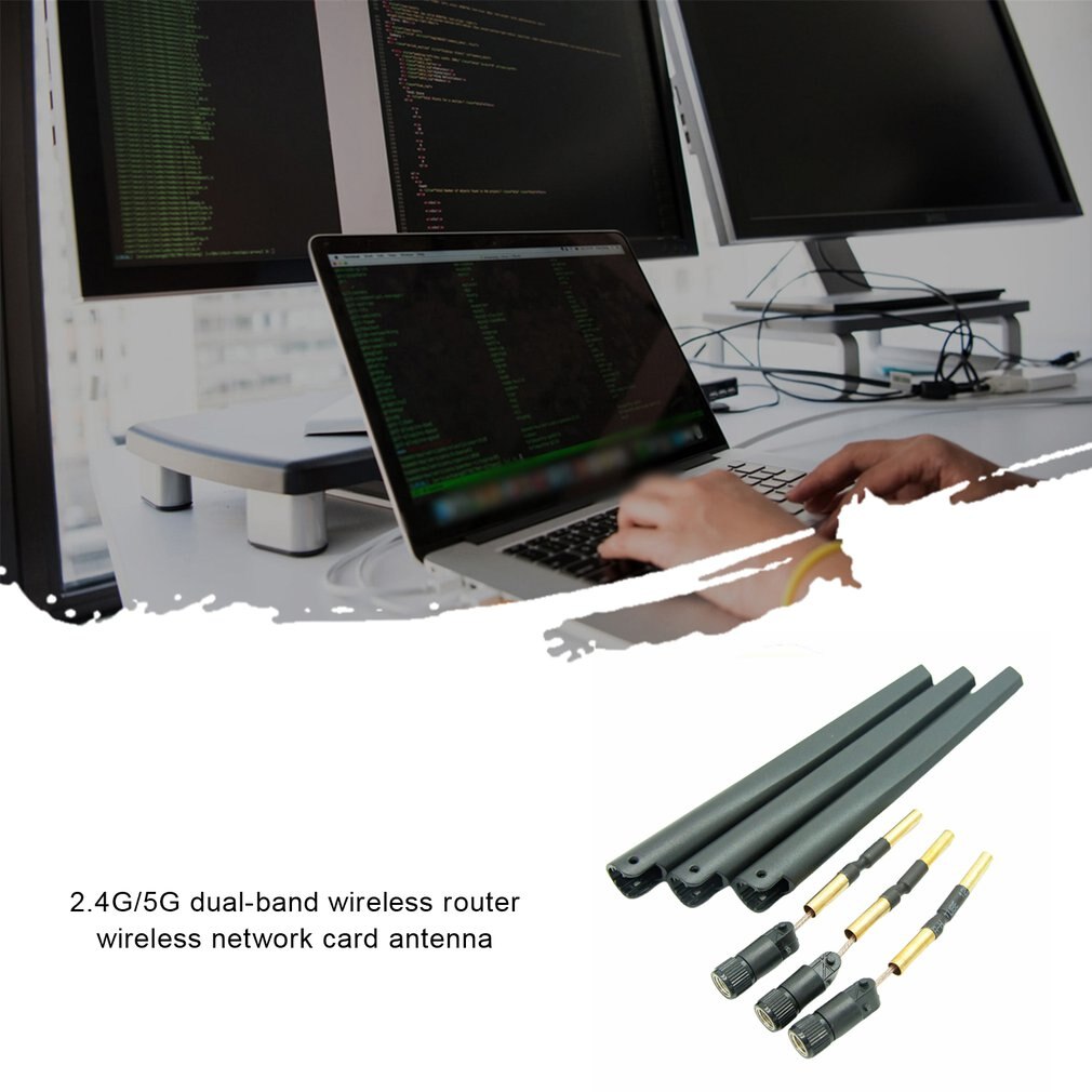 WiFi Router SMA Drahtlose Netzwerk Karte Antenne Für-AC68u Externe Antenne Drahtlose Netzwerk Karte Antenne 5db