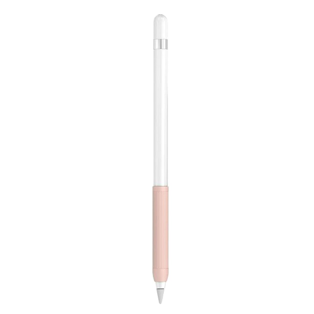 1 Pack Zachte Grips Siliconen Houder Voor Apple Potlood 1st En 2nd Ipencil Gen: Light Pink