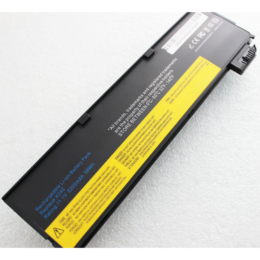 Bærbar batteri til lenovo thinkpad  x270 x260 x240 x240s x250 t450 t470p t450s t440s k2450 w550s 45 n 1136 45 n 1738 68+ w550s t460