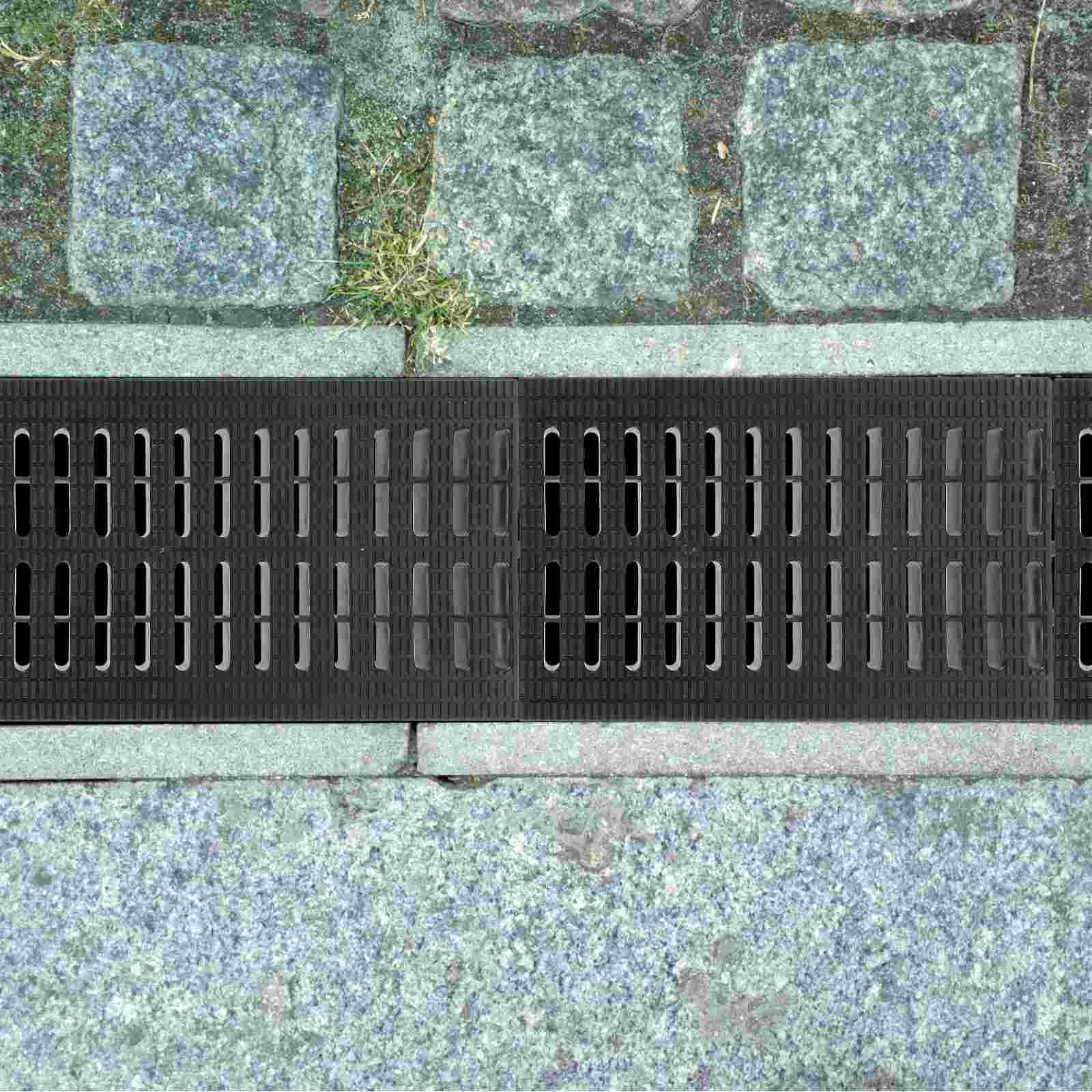 Tralike-Couvercle de filtre de vidange extérieur, crépine, grilles de proximité, canal de plaque de sol d'eau avec plastique d'égout: Default Title