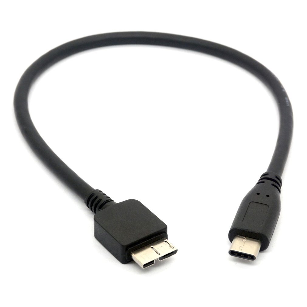 USB C to Micro USB Cable Type C to Micro B for WD my PassPort HDD Hard Disk Male to Male Data Transfer Charging Cable