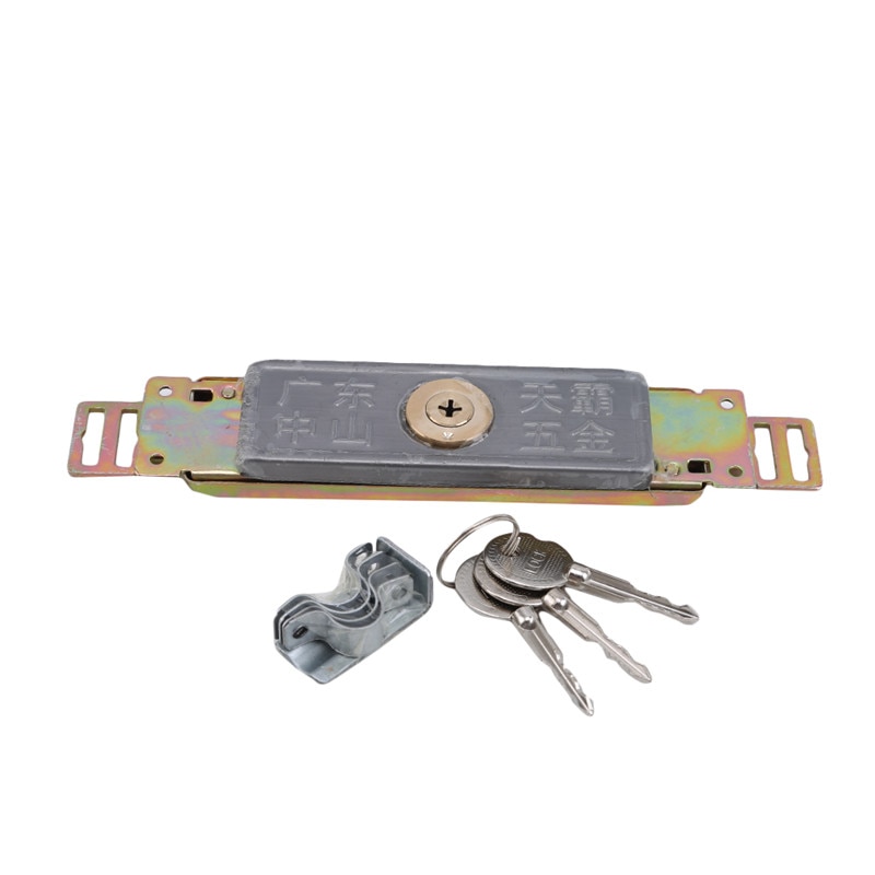 Roller Shutter Locks Cross Anti-theft Locks Copper Cylinder Door Garage Gate Hardware Locks With Keys: Default Title