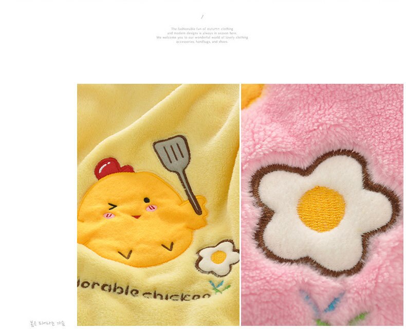 Manta de bebé de pollo amarillo en miniatura de dibujos animados 75*100 cm manta de cachemir para niños en la cama manta suave
