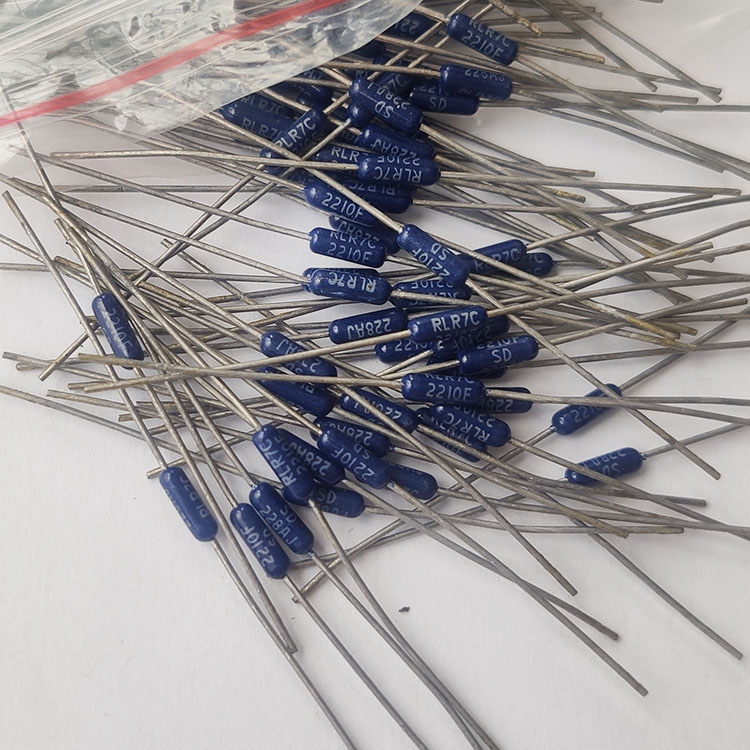 100% 10 stücke und original 221r dunkelblau dale 1/4w 0.25w 1%  metall film widerstand 2210f können ersetzen 220r