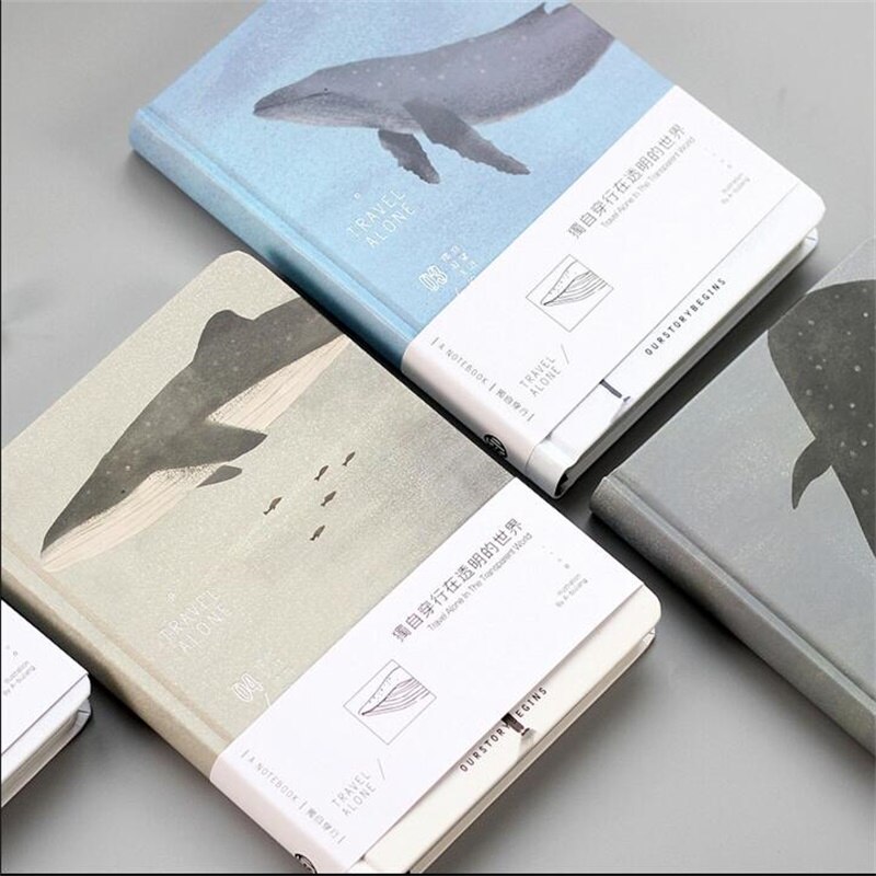 Carnet de notes «voyage seul», carnet de notes à couverture rigide, papiers artistiques vierges, Agenda quotidien, étude, carnet de notes, papeterie, pour bureau