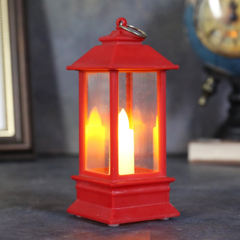 Christmas Decoration Candle Lantern Halloween Vintage Castle Hanging LED Light Birthday Party Decorations Wedding Decor LED Lamp: 03